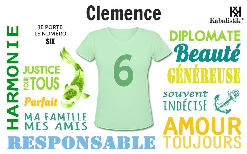 La signification numérologique du prénom Clemence