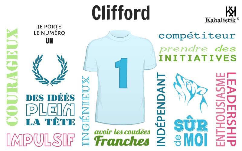 La signification numérologique du prénom Clifford
