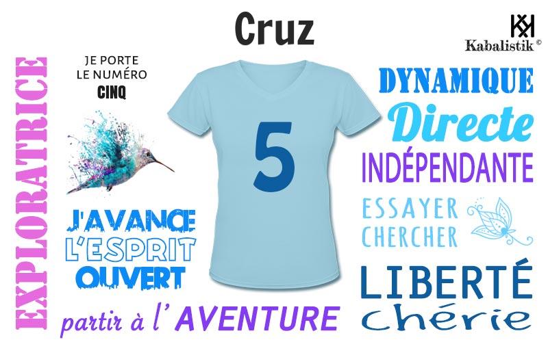 La signification numérologique du prénom Cruz