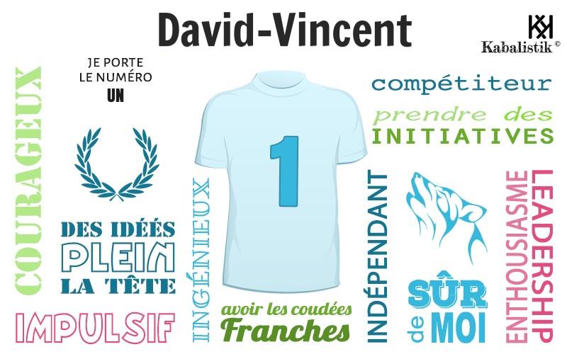 La signification numérologique du prénom David-vincent