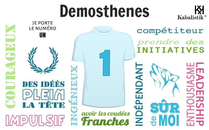 La signification numérologique du prénom Demosthenes