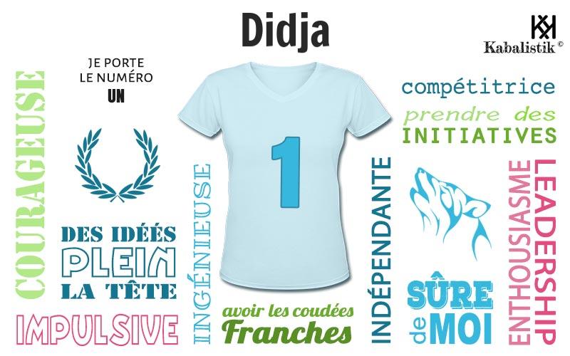 La signification numérologique du prénom Didja