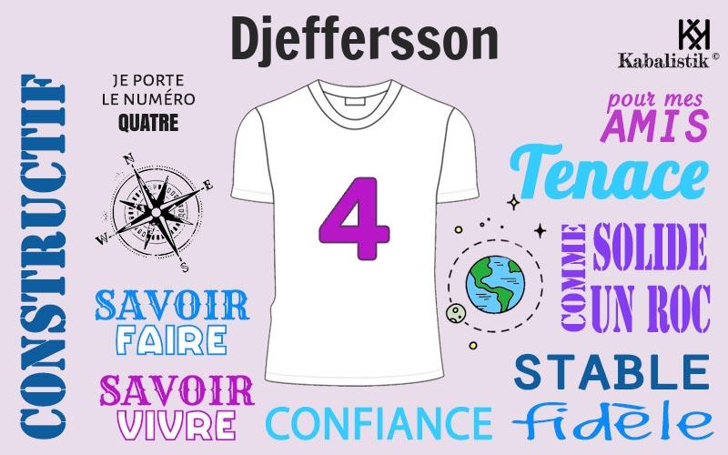 La signification numérologique du prénom Djeffersson