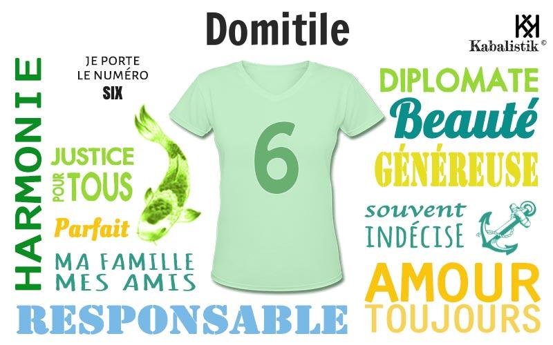 La signification numérologique du prénom Domitile