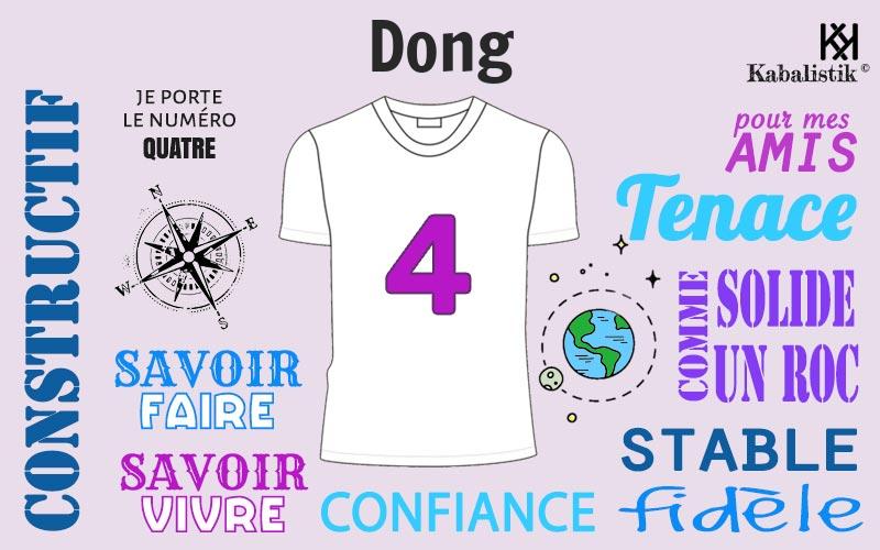 La signification numérologique du prénom Dong