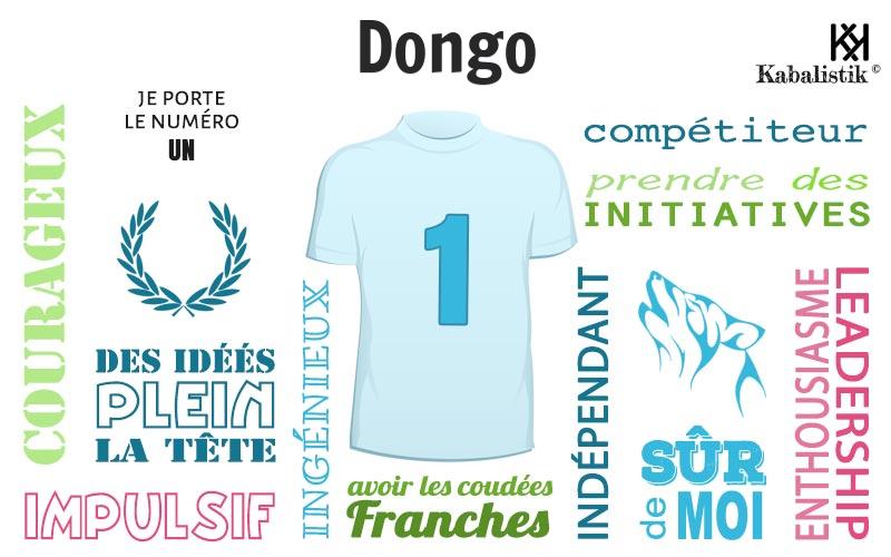 La signification numérologique du prénom Dongo