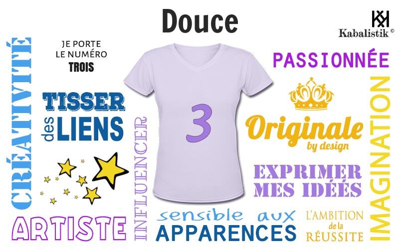 La signification numérologique du prénom Douce
