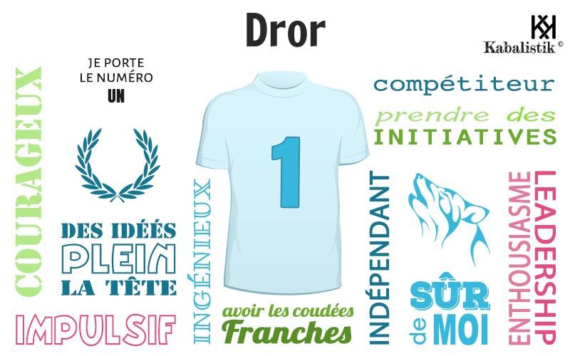 La signification numérologique du prénom Dror