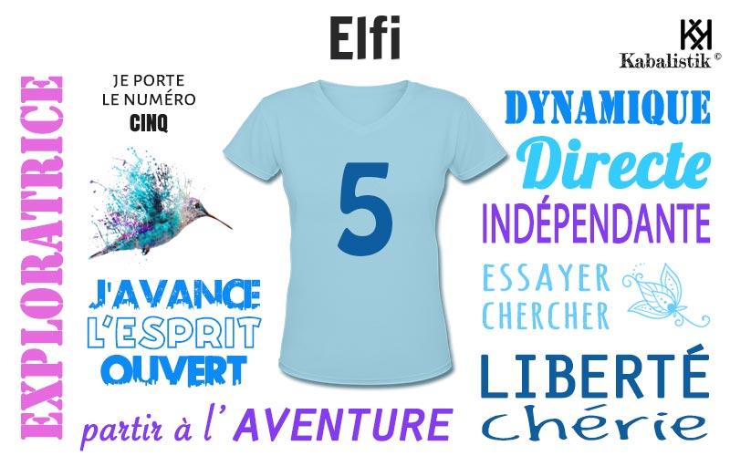 La signification numérologique du prénom Elfi