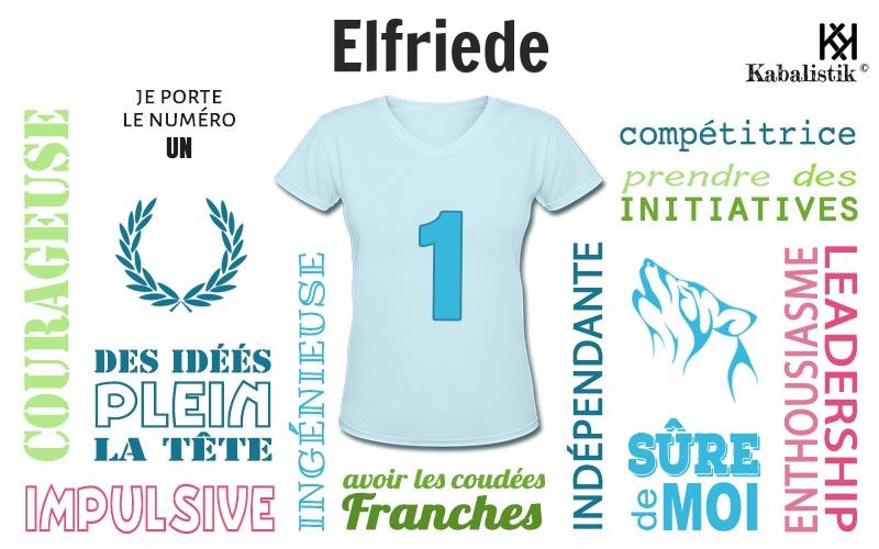 La signification numérologique du prénom Elfriede