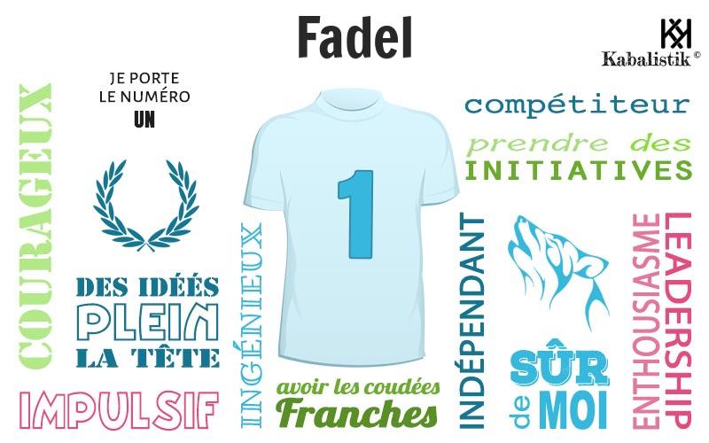 La signification numérologique du prénom Fadel