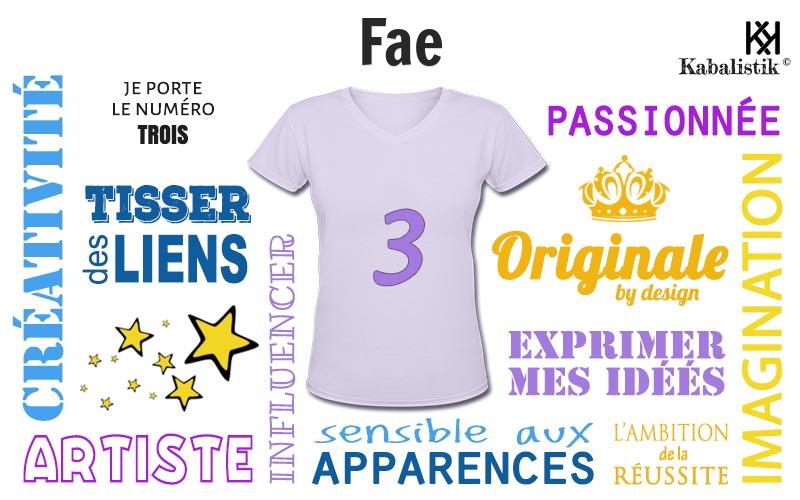 La signification numérologique du prénom Fae