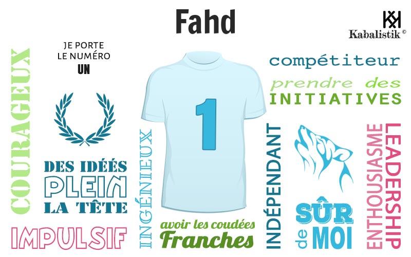 La signification numérologique du prénom Fahd
