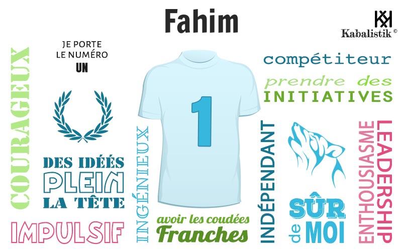 La signification numérologique du prénom Fahim