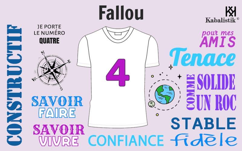 La signification numérologique du prénom Fallou