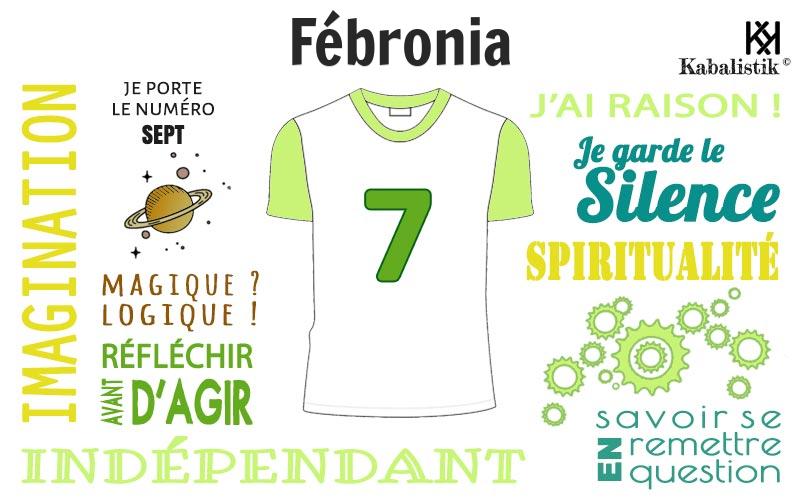 La signification numérologique du prénom Fébronia