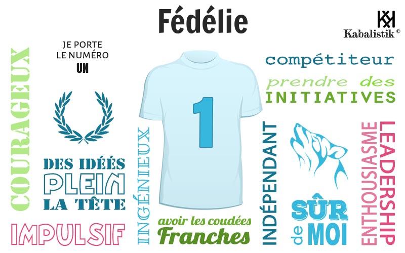La signification numérologique du prénom Fédélie