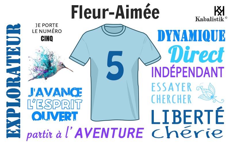 La signification numérologique du prénom Fleur-aimée