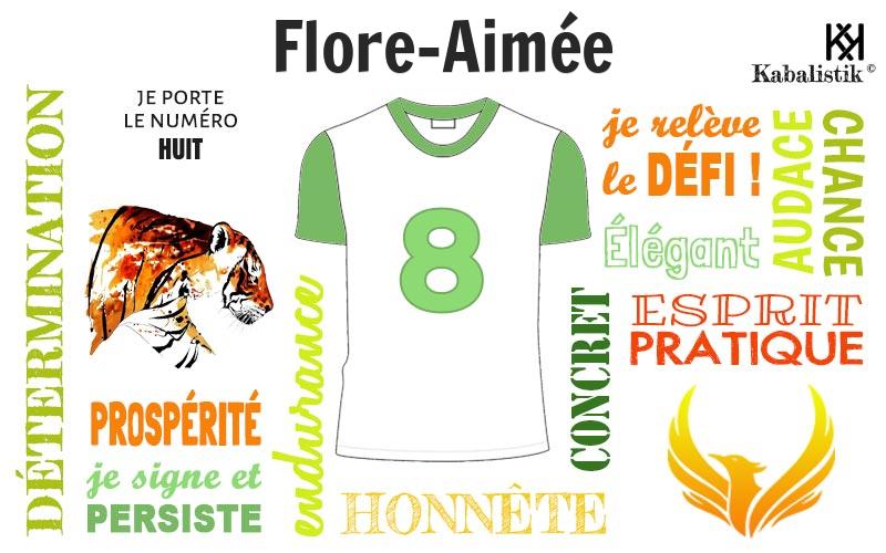 La signification numérologique du prénom Flore-aimée