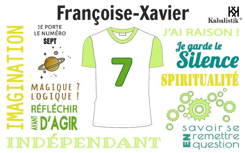 La signification numérologique du prénom Françoise-xavier