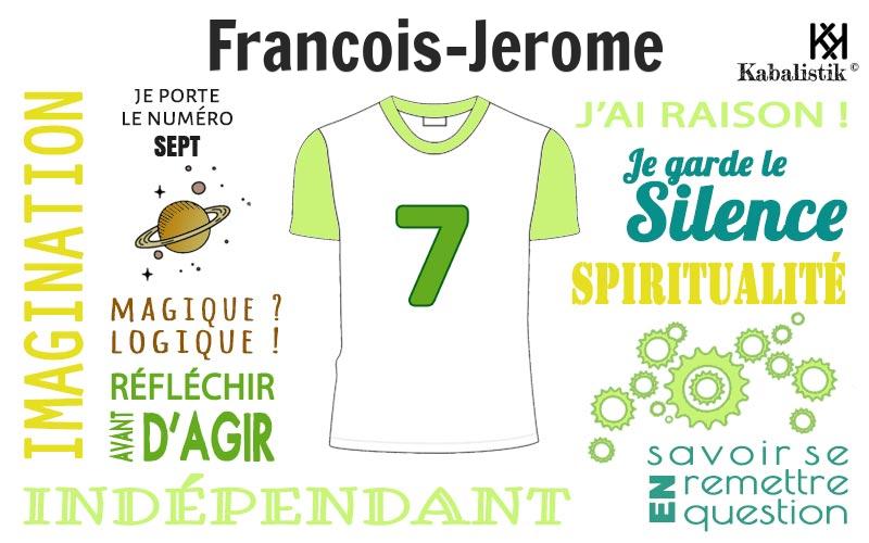 La signification numérologique du prénom Francois-jerome