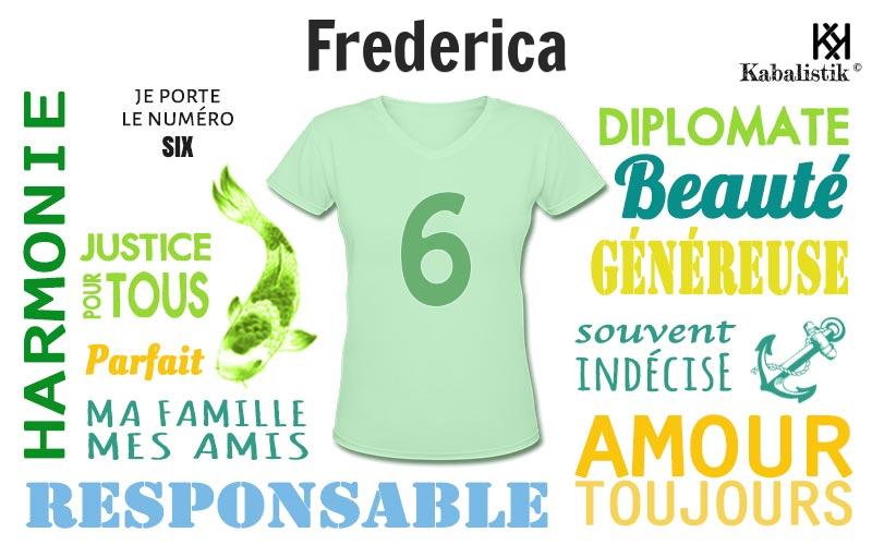 La signification numérologique du prénom Frederica