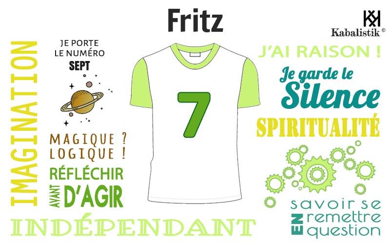 La signification numérologique du prénom Fritz