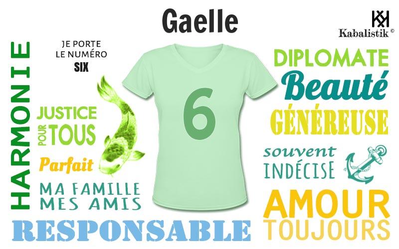 La signification numérologique du prénom Gaelle