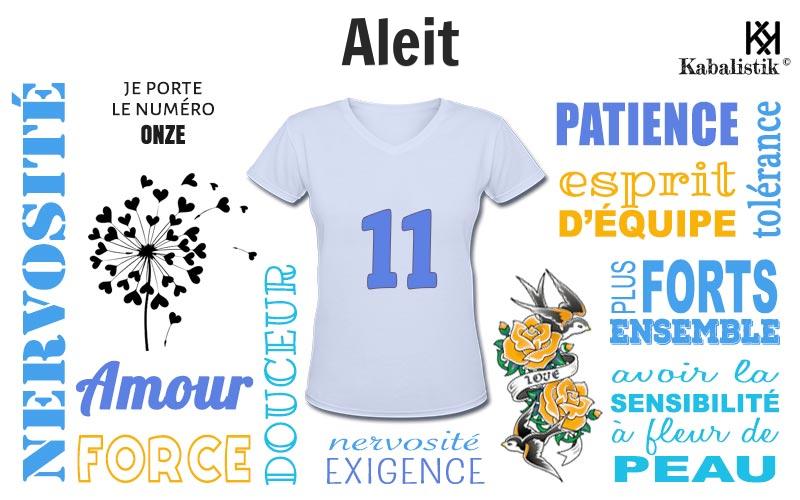 La signification numérologique du prénom Aleit