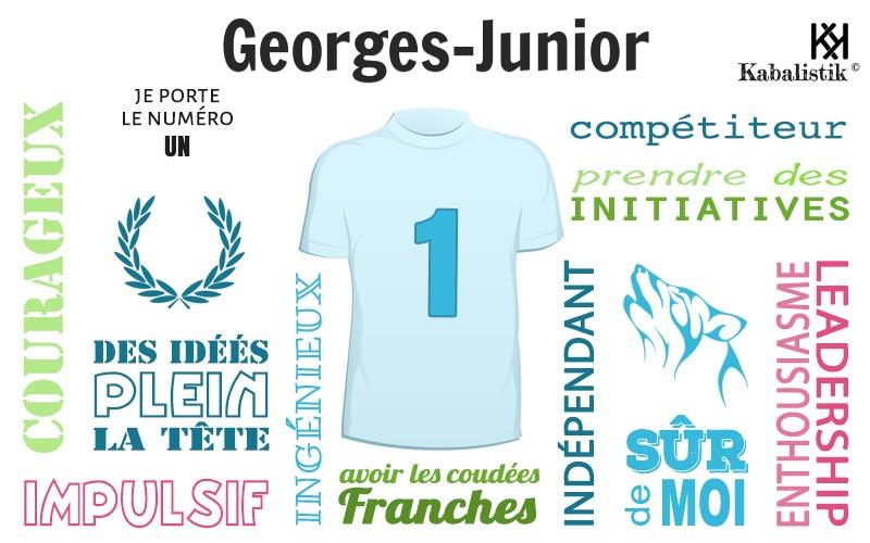 La signification numérologique du prénom Georges-junior