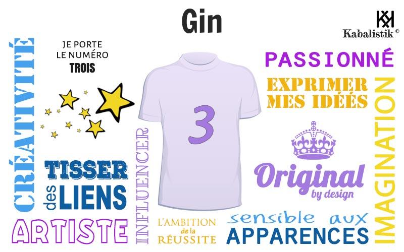 La signification numérologique du prénom Gin