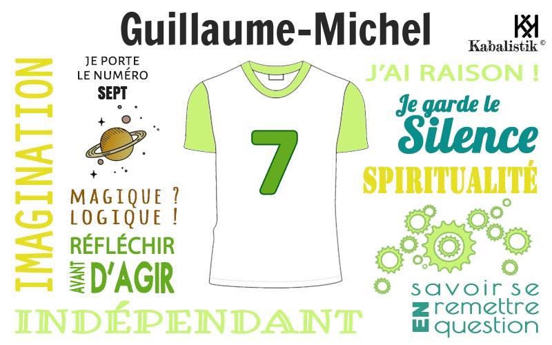 La signification numérologique du prénom Guillaume-michel