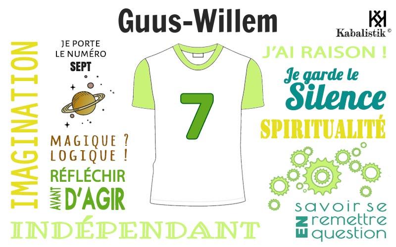 La signification numérologique du prénom Guus-willem