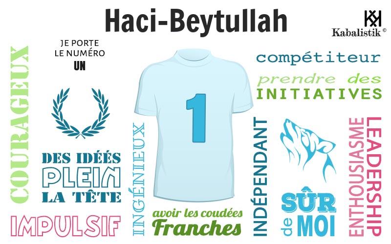 La signification numérologique du prénom Haci-beytullah