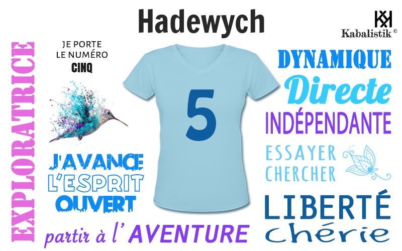 La signification numérologique du prénom Hadewych