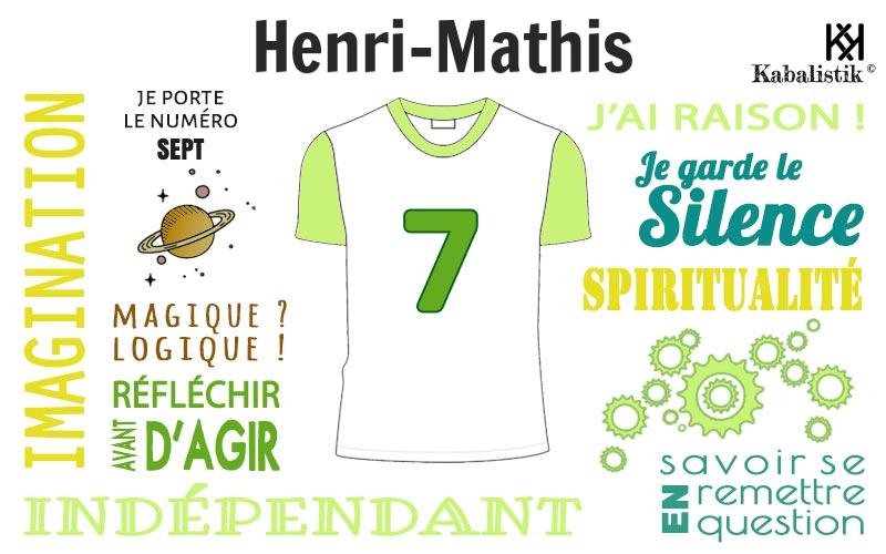 La signification numérologique du prénom Henri-mathis