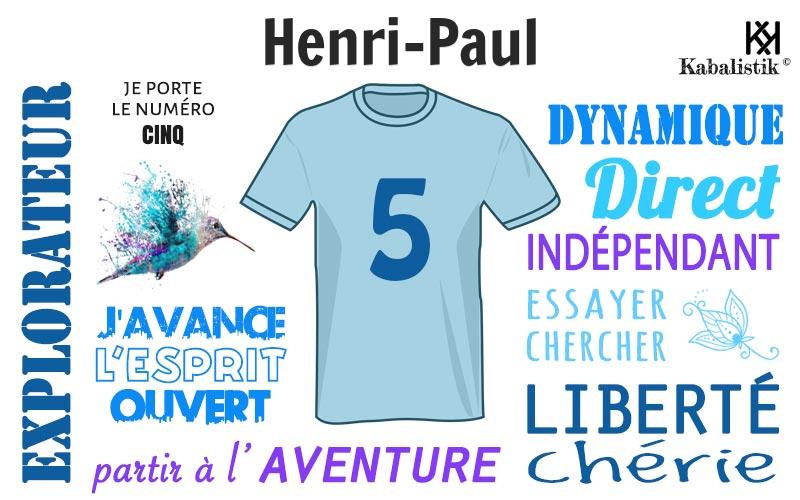 La signification numérologique du prénom Henri-paul