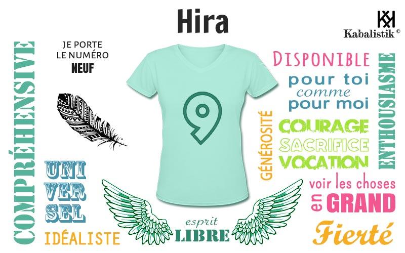 La signification numérologique du prénom Hira