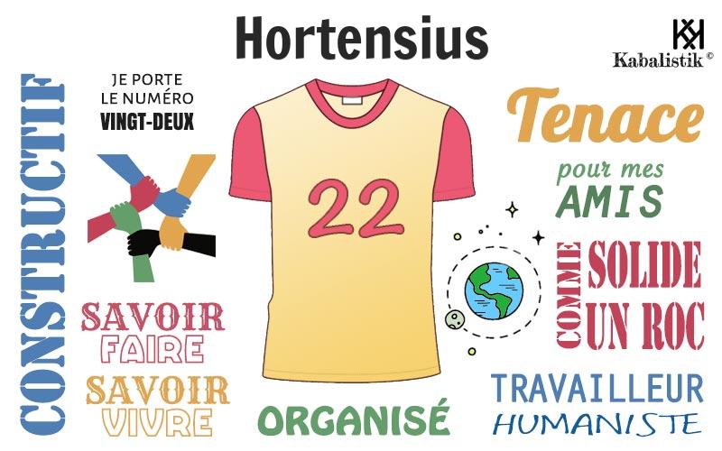 La signification numérologique du prénom Hortensius