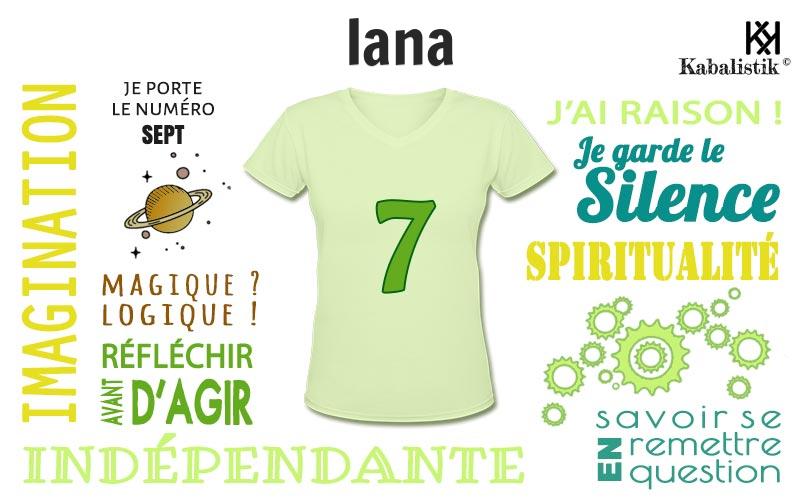 La signification numérologique du prénom Iana