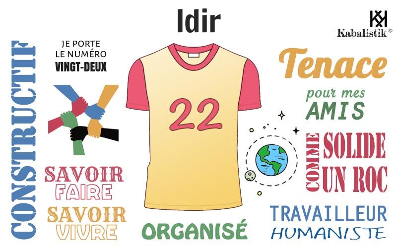 La signification numérologique du prénom Idir