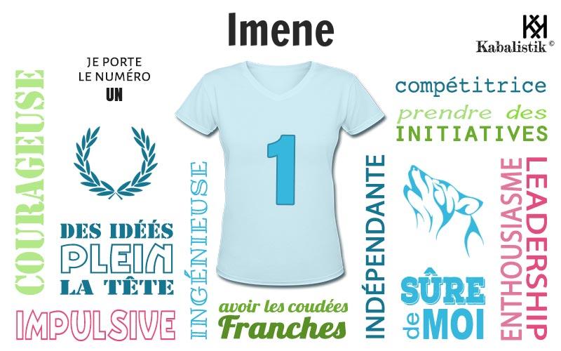 La signification numérologique du prénom Imene