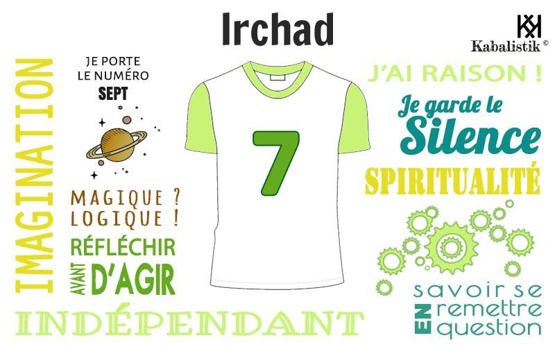 La signification numérologique du prénom Irchad