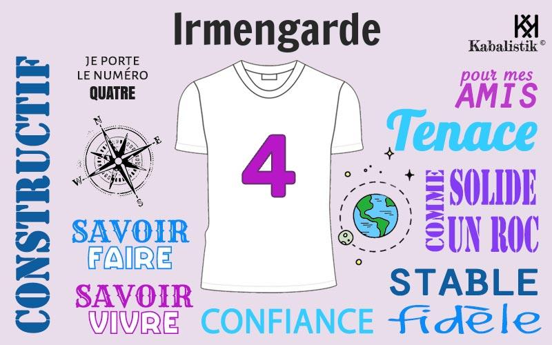 La signification numérologique du prénom Irmengarde