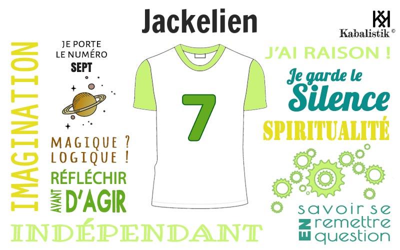 La signification numérologique du prénom Jackelien