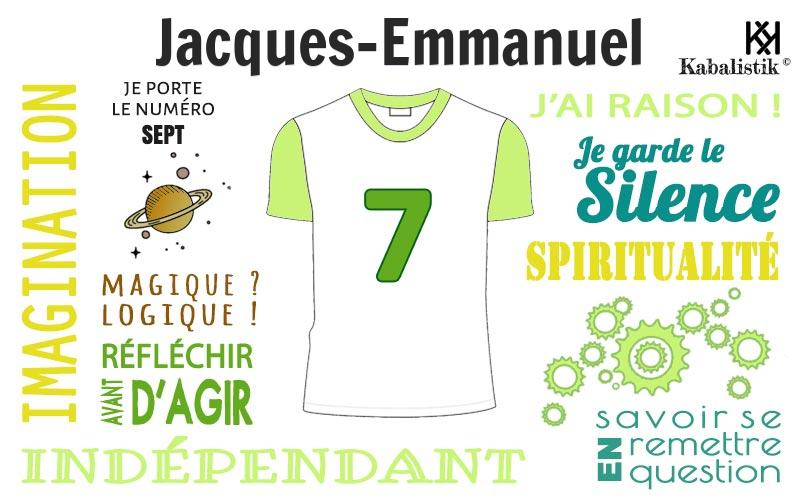 La signification numérologique du prénom Jacques-emmanuel