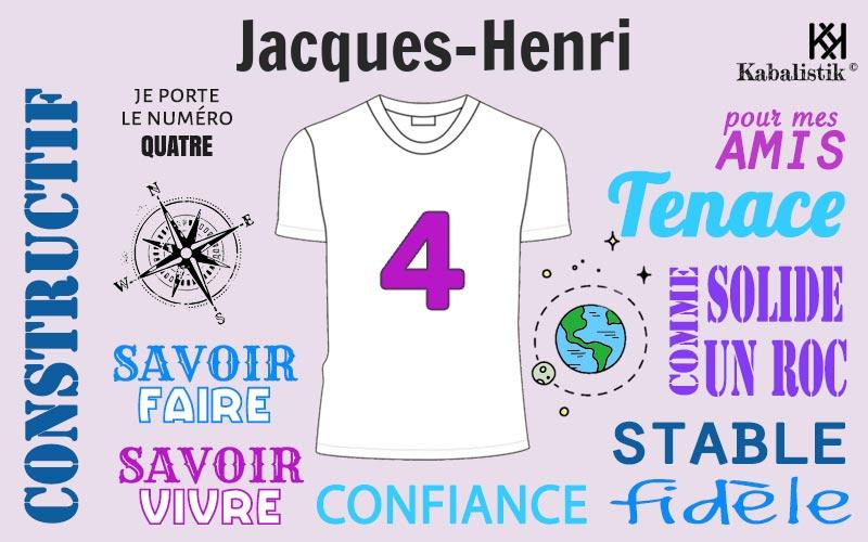 La signification numérologique du prénom Jacques-henri