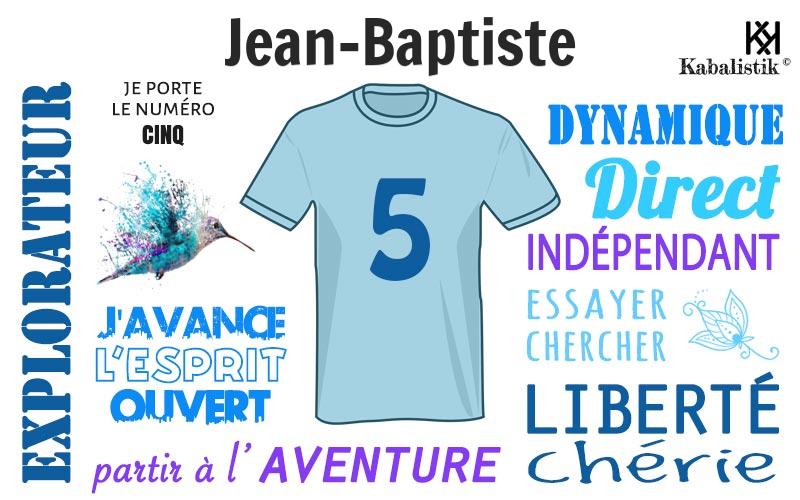 La signification numérologique du prénom Jean-baptiste