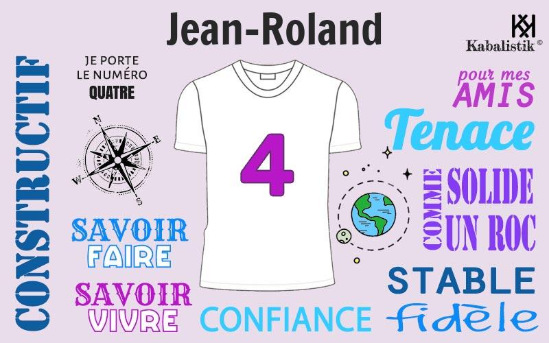 La signification numérologique du prénom Jean-roland