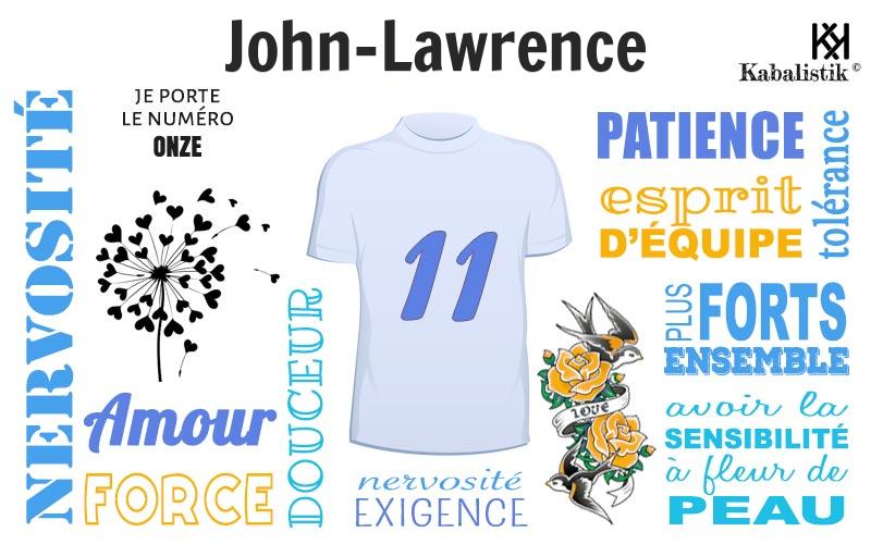 La signification numérologique du prénom John-lawrence